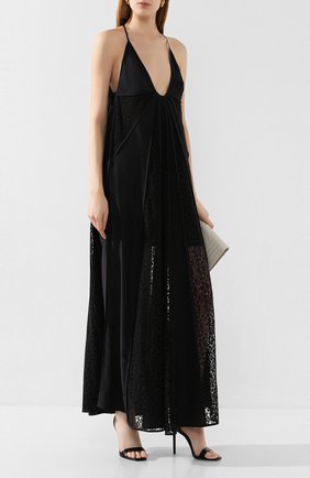 Женское хлопковое платье STELLA MCCARTNEY черного цвета по цене 171500 руб., арт. 600842/SIA07 | Фото 2 Женское хлопковое платье STELLA MCCARTNEY черного цвета, арт. 600842/SIA07 | Фото 2