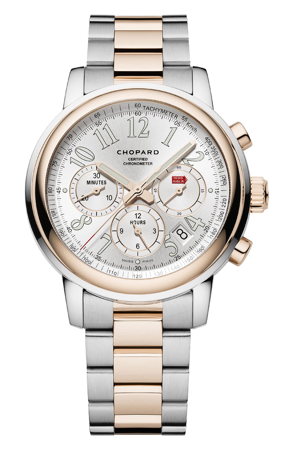 Мужские часы mille miglia chronograph CHOPARD серебряного цвета, арт. 158511-6001 | Фото 1
