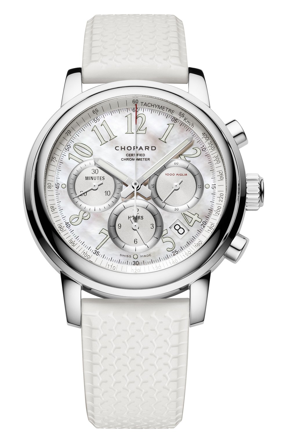 Женские часы mille miglia chronograph CHOPARD перламутрового цвета, арт. 168511-3018 | Фото 1