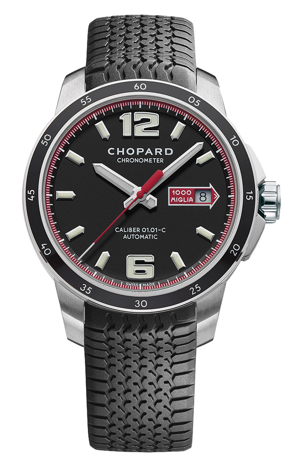 Мужские часы mille miglia gts automatic CHOPARD черного цвета, арт. 168565-3001 | Фото 1