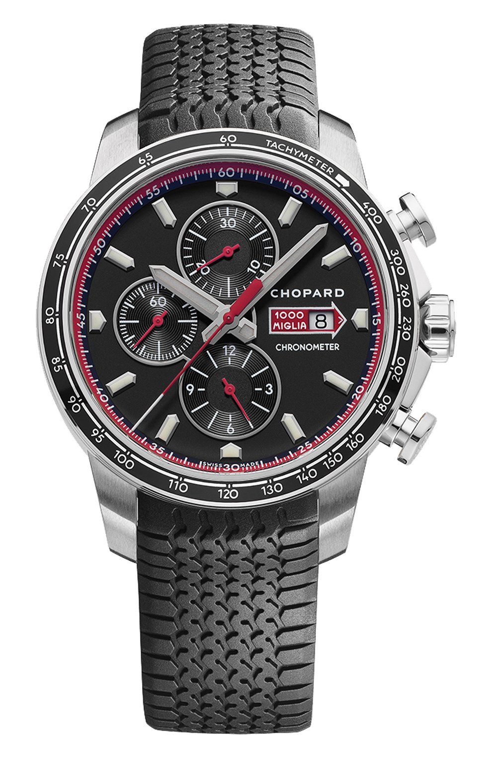 Мужские часы mille miglia gts chrono black CHOPARD черного цвета, арт. 168571-3001 | Фото 1