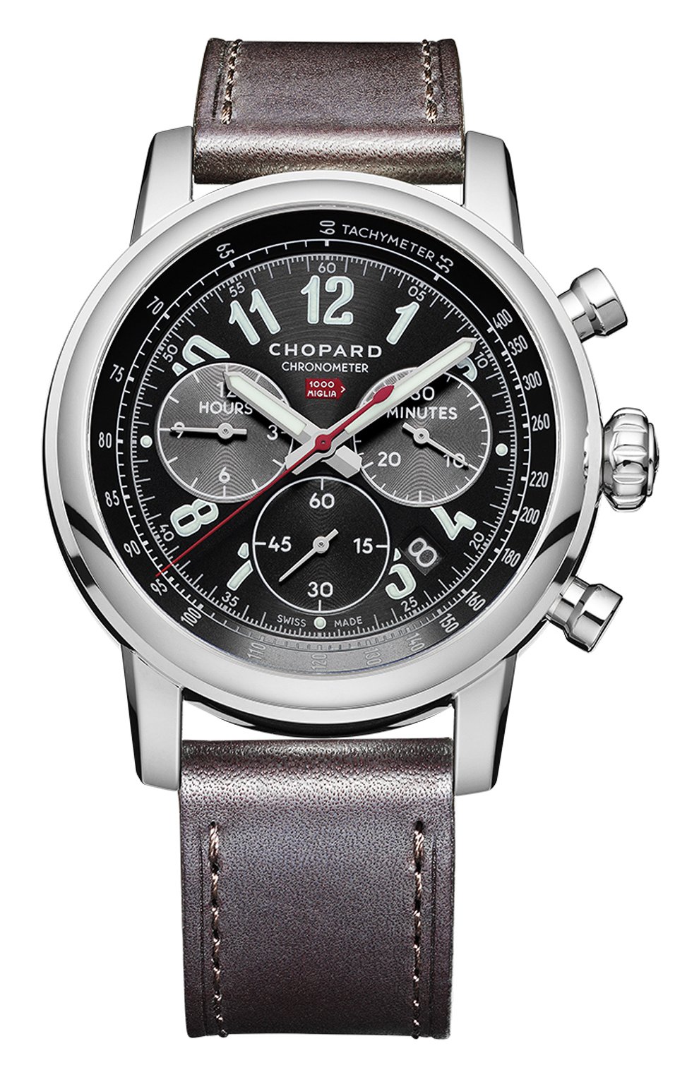 Мужские часы mille miglia chronograph CHOPARD черного цвета, арт. 168580-3001 | Фото 1