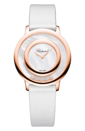 Женские часы happy diamonds icons round pearl CHOPARD перламутрового цвета по цене 813700 руб., арт. 209429-5103 | Фото 1 Женские часы happy diamonds icons round pearl CHOPARD перламутрового цвета, арт. 209429-5103 | Фото 1