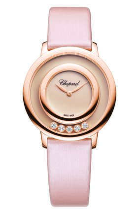 Женские часы happy diamonds icons round rose CHOPARD розового цвета по цене 813700 руб., арт. 209429-5106 | Фото 1 Женские часы happy diamonds icons round rose CHOPARD розового цвета, арт. 209429-5106 | Фото 1