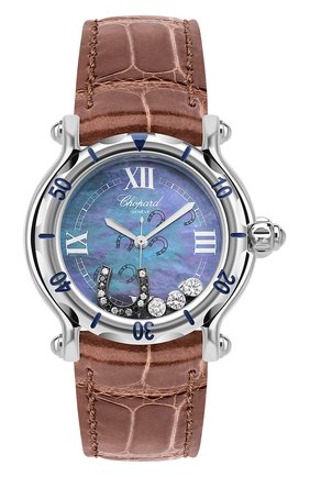 Женские часы happy horseshoe CHOPARD перламутрового цвета по цене 493750 руб., арт. 278423-3001 | Фото 1 Женские часы happy horseshoe CHOPARD перламутрового цвета, арт. 278423-3001 | Фото 1