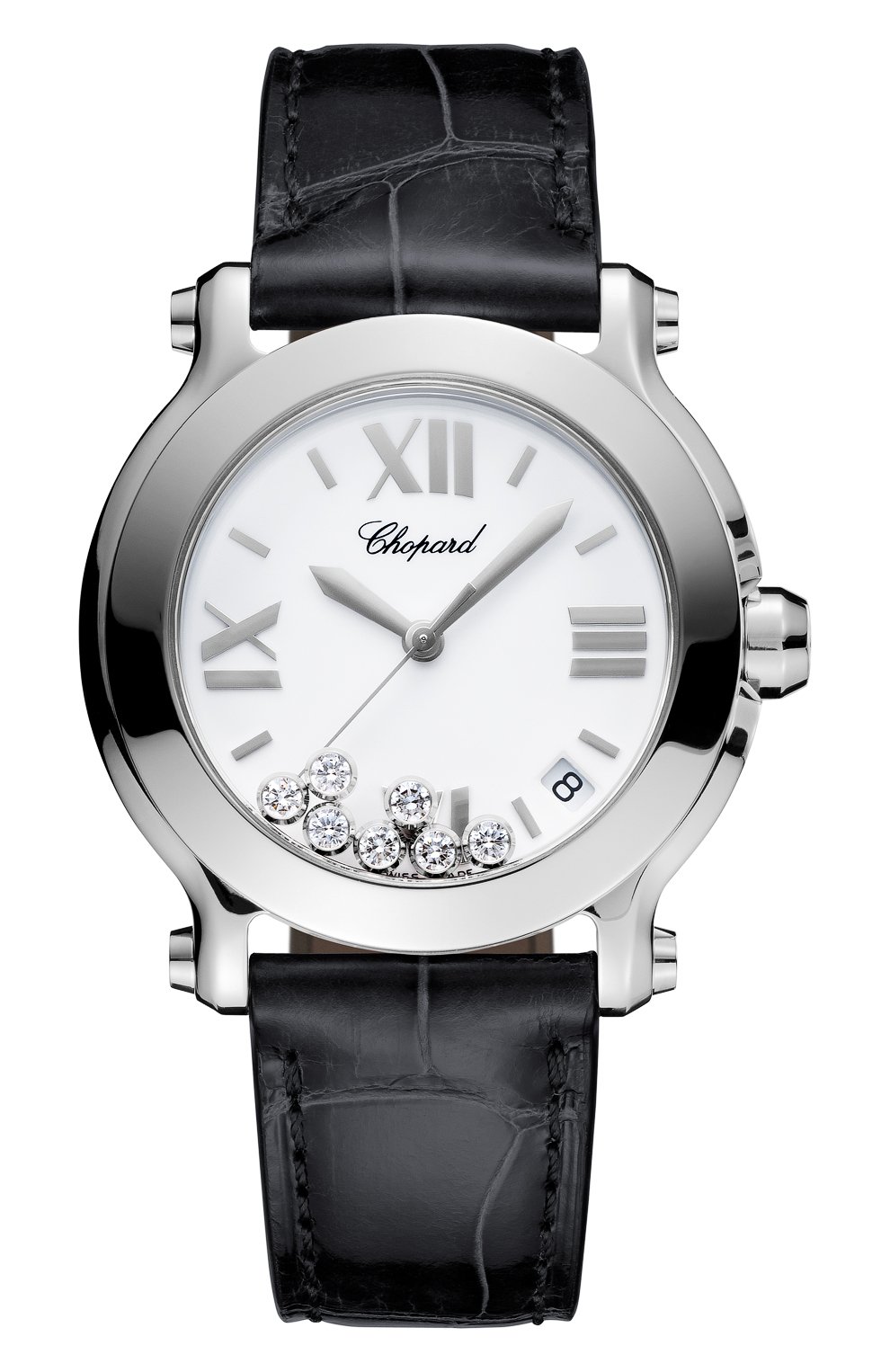 Женские часы happy sport CHOPARD белого цвета, арт. 278475-3001 | Фото 1