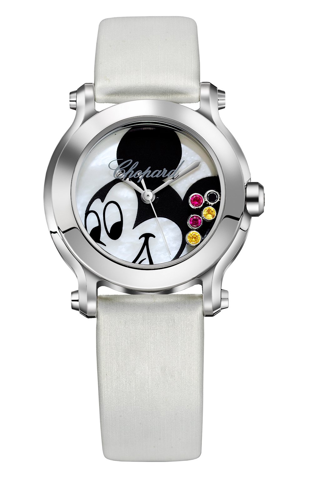 Женские часы happy sport mickey CHOPARD перламутрового цвета, арт. 278509-3045 | Фото 1