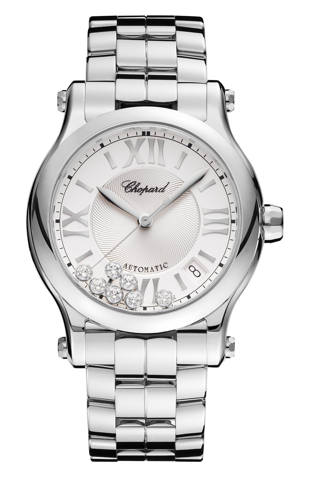 Женские часы happy sport automatic CHOPARD серебряного цвета, арт. 278559-3002 | Фото 1