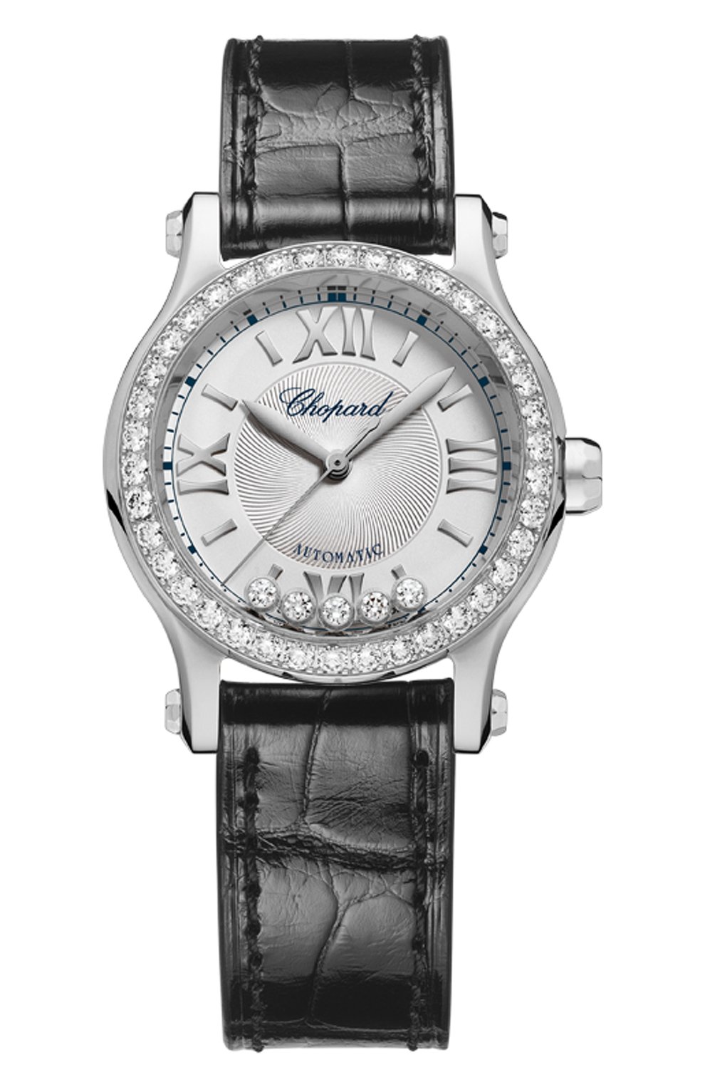 Женские часы happy sport automatic CHOPARD серебряного цвета, арт. 278573-3003 | Фото 1