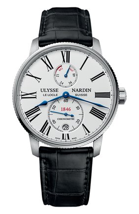 Мужские часы torpilleur ULYSSE NARDIN бесцветного цвета по цене 593000 руб., арт. 1183-310/40 | Фото 1 Мужские часы torpilleur ULYSSE NARDIN бесцветного цвета, арт. 1183-310/40 | Фото 1 (Механизм: Автомат; Материал корпуса: Сталь; Цвет циферблата: Белый)