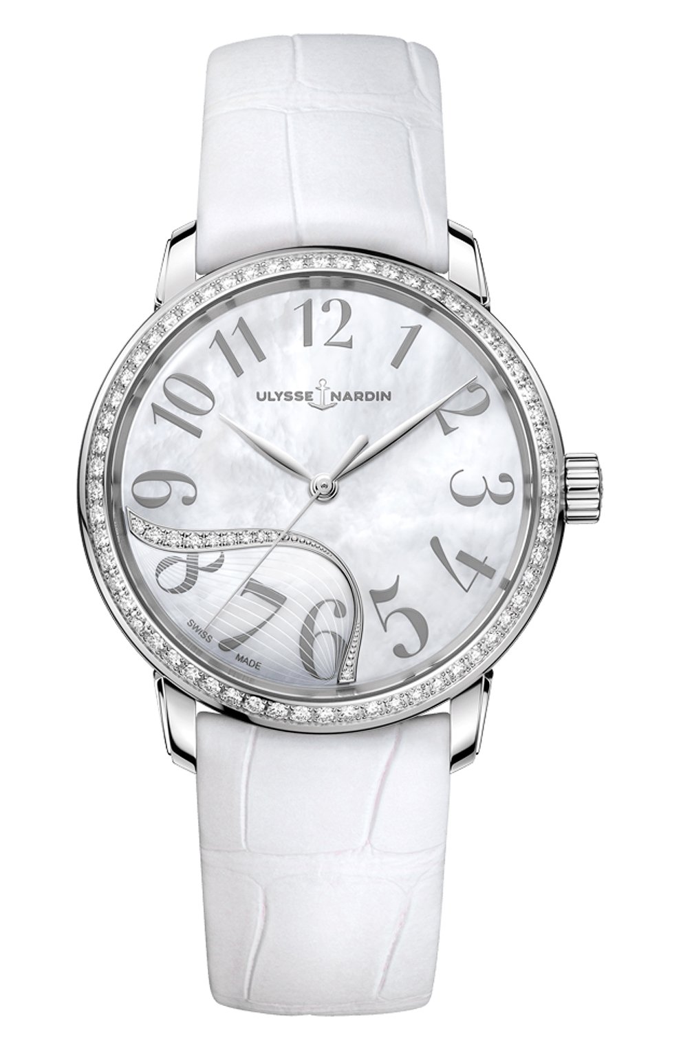 Женские часы classico jade ULYSSE NARDIN перламутрового цвета, арт. 8153-201B/60-01 | Фото 1