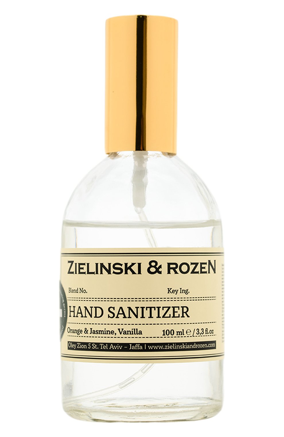 Женского спрей для рук orange & jasmine, vanilla ZIELINSKI&ROZEN бесцветного цвета, арт. 4627153153115 | Фото 1