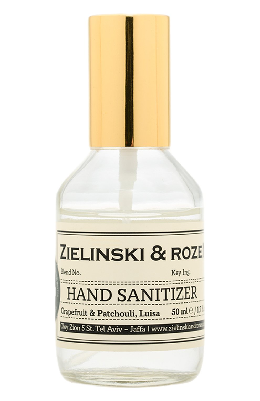 Женского спрей для рук grapefruit & patchouli, luisa ZIELINSKI&ROZEN бесцветного цвета, арт. 4627153153108 | Фото 1