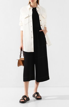 Женский кюлоты ACNE STUDIOS черного цвета по цене 33300 руб., арт. AK0210/W | Фото 2 Женский кюлоты ACNE STUDIOS черного цвета, арт. AK0210/W | Фото 2