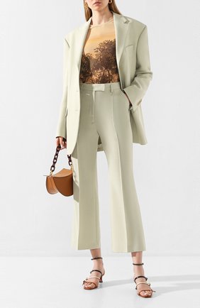 Женские брюки ACNE STUDIOS светло-зеленого цвета по цене 28050 руб., арт. AK0221 | Фото 2 Женские брюки ACNE STUDIOS светло-зеленого цвета, арт. AK0221 | Фото 2