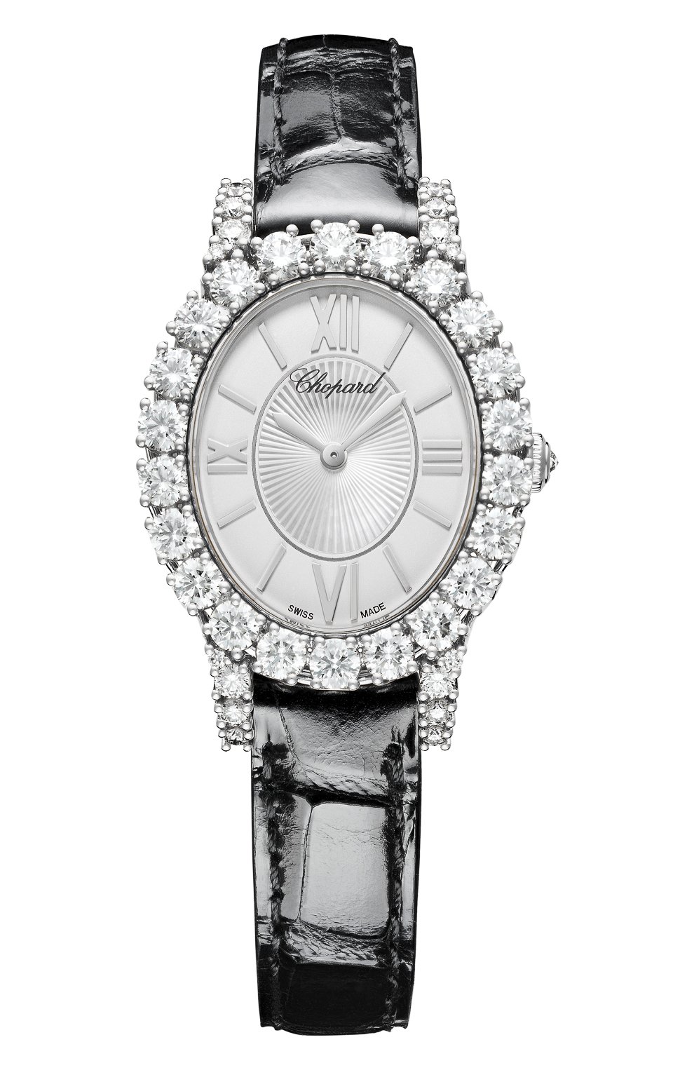 Женские часы l'heure du diamant CHOPARD перламутрового цвета, арт. 139384-1104 | Фото 1