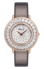 Женские часы rose and white gold diamond CHOPARD бесцветного цвета, арт. 139423-9002 | Фото 1 (Материал корпуса: Другое; Цвет циферблата: Перламутровый; Механизм: Кварц)