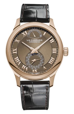 Мужские часы quattro CHOPARD коричневого цвета по цене 1955250 руб., арт. 161926-5003 | Фото 1 Мужские часы quattro CHOPARD коричневого цвета, арт. 161926-5003 | Фото 1