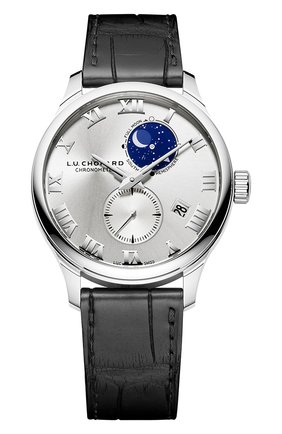 Мужские часы lunar twin CHOPARD серебряного цвета по цене 1959200 руб., арт. 161934-1001 | Фото 1 Мужские часы lunar twin CHOPARD серебряного цвета, арт. 161934-1001 | Фото 1