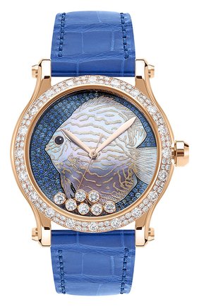 Женские часы happy fish CHOPARD бесцветного цвета по цене 4408200 руб., арт. 274891-5019 | Фото 1 Женские часы happy fish CHOPARD бесцветного цвета, арт. 274891-5019 | Фото 1