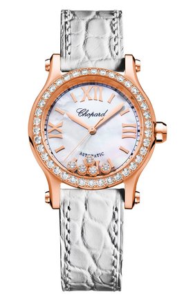 Женские часы happy sport automatic CHOPARD перламутрового цвета по цене 1749850 руб., арт. 274893-5010 | Фото 1 Женские часы happy sport automatic CHOPARD перламутрового цвета, арт. 274893-5010 | Фото 1