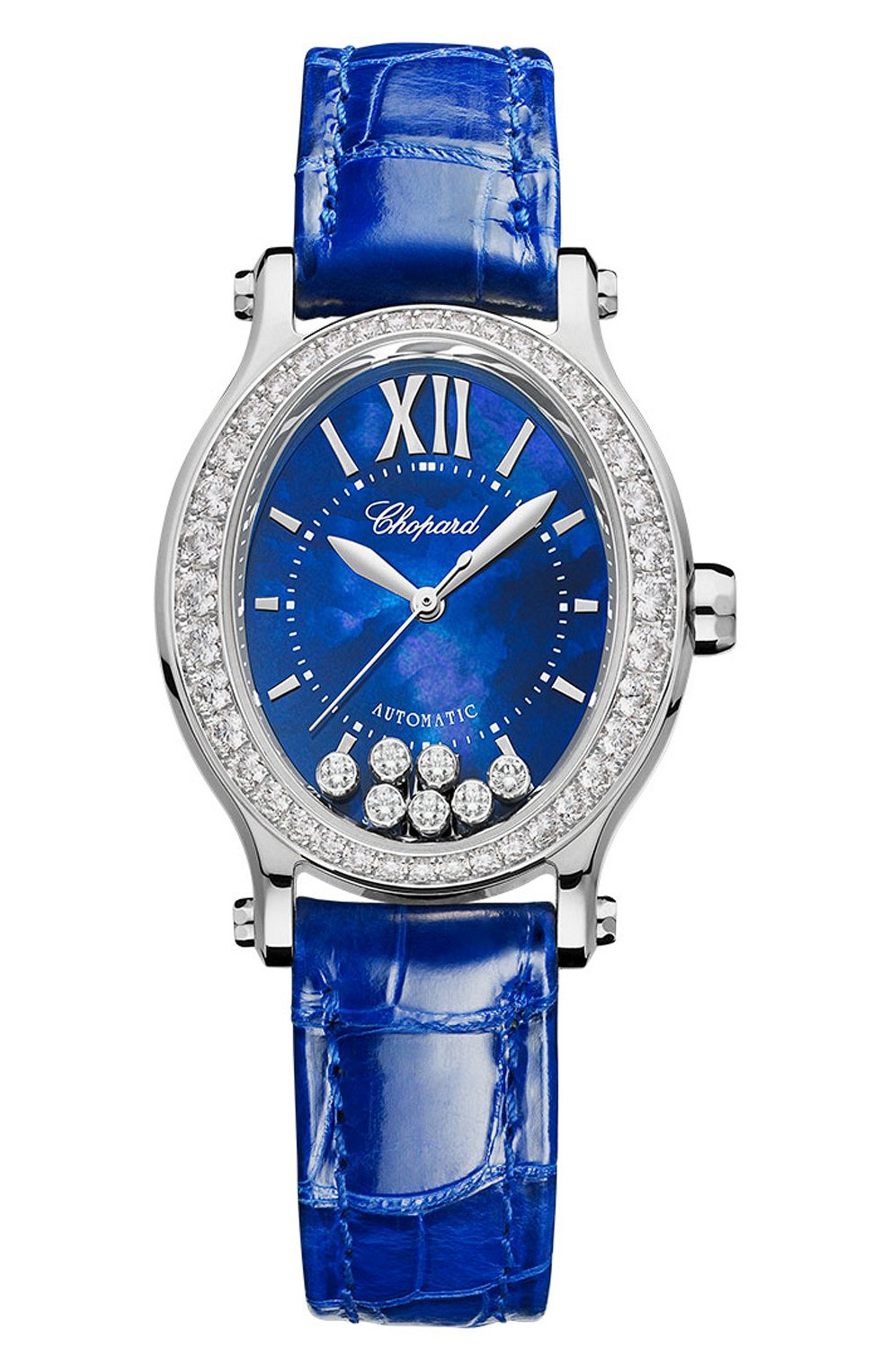 Женские часы happy sport CHOPARD синего цвета, арт. 275362-1001 | Фото 1