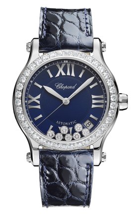 Женские часы happy sport automatic CHOPARD синего цвета по цене 1461500 руб., арт. 278559-3006 | Фото 1 Женские часы happy sport automatic CHOPARD синего цвета, арт. 278559-3006 | Фото 1