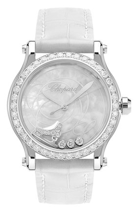 Женские часы tatiana navka CHOPARD перламутрового цвета по цене 1449650 руб., арт. 278598-3004 | Фото 1 Женские часы tatiana navka CHOPARD перламутрового цвета, арт. 278598-3004 | Фото 1