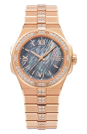 Женские часы alpine eagle CHOPARD бесцветного цвета, арт. 295370-5003 | Фото 1 (Материал корпуса: Розовое золото; Цвет циферблата: Перламутровый; Механизм: Автомат)