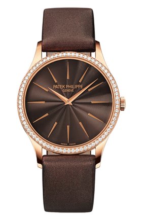 Женские часы calatrava PATEK PHILIPPE коричневого цвета по цене 2390300 руб., арт. 4897 R-001 | Фото 1 Женские часы calatrava PATEK PHILIPPE коричневого цвета, арт. 4897 R-001 | Фото 1