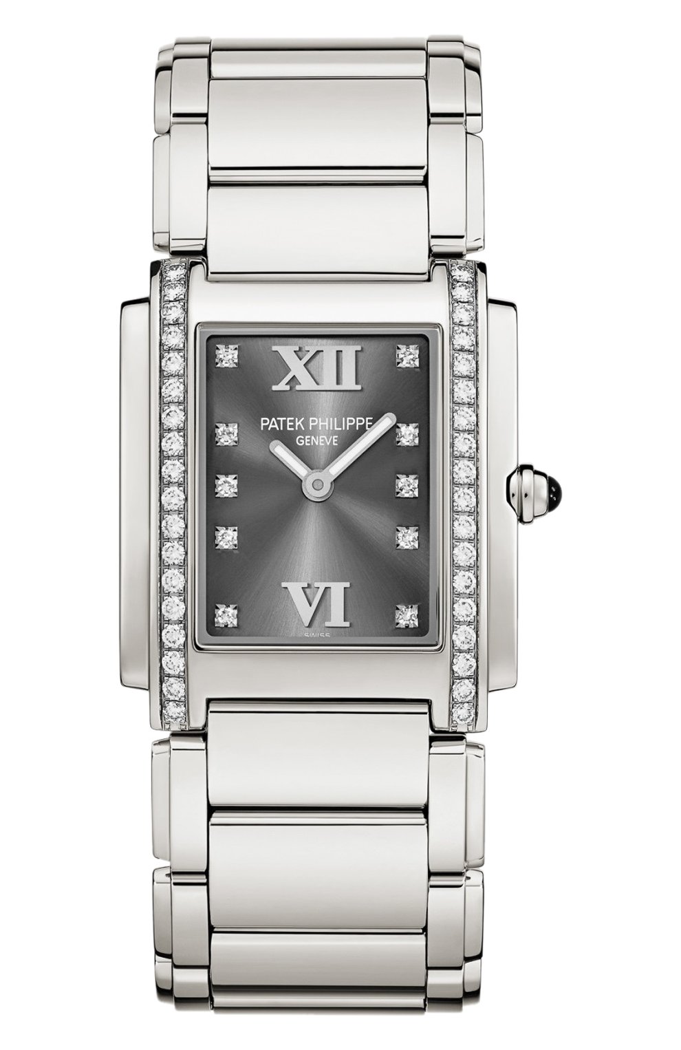 Женские часы steel PATEK PHILIPPE серебряного цвета, арт. 4910/10 A-010 | Фото 1