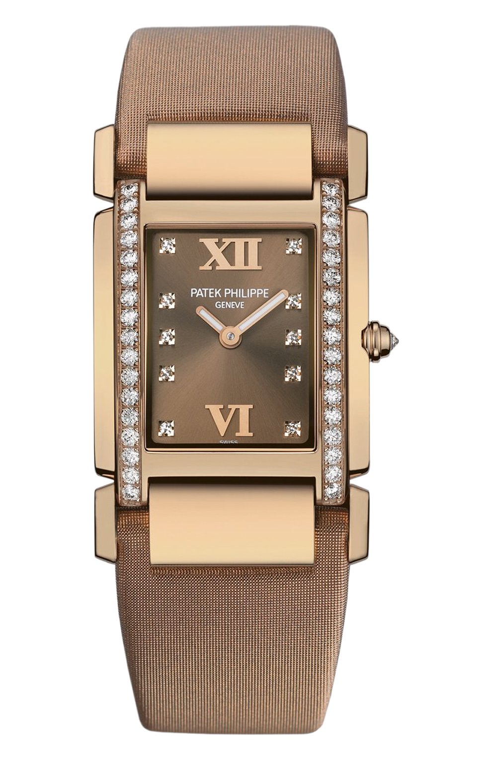 Женские часы rose gold PATEK PHILIPPE коричневого цвета, арт. 4920 R-001 | Фото 1