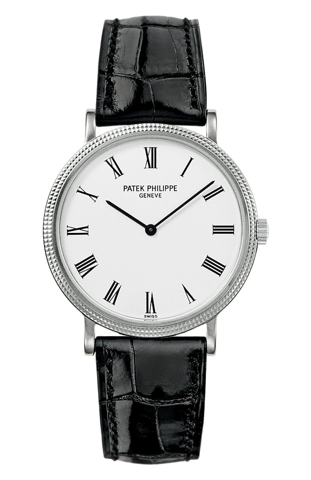 Мужские часы calatrava PATEK PHILIPPE белого цвета, арт. 5120 G-001 | Фото 1