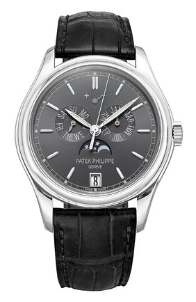 Мужские часы complications PATEK PHILIPPE темно-серого цвета по цене 5330000 руб., арт. 5146 P-001 | Фото 1 Мужские часы complications PATEK PHILIPPE темно-серого цвета, арт. 5146 P-001 | Фото 1