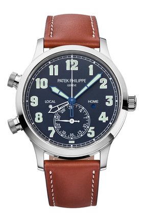 Мужские часы pilot travel time PATEK PHILIPPE синего цвета по цене 4013900 руб., арт. 5524 G-001 | Фото 1 Мужские часы pilot travel time PATEK PHILIPPE синего цвета, арт. 5524 G-001 | Фото 1
