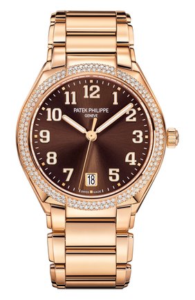 Женские часы twenty-4 automatic PATEK PHILIPPE коричневого цвета по цене 3673600 руб., арт. 7300/1200 R-001 | Фото 1 Женские часы twenty-4 automatic PATEK PHILIPPE коричневого цвета, арт. 7300/1200 R-001 | Фото 1