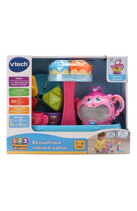 Детского игрушка волшебный чайный набор VTECH разноцветного цвета по цене 4220 руб., арт. 80-603226 | Фото 1 Детского игрушка волшебный чайный набор VTECH разноцветного цвета, арт. 80-603226 | Фото 1
