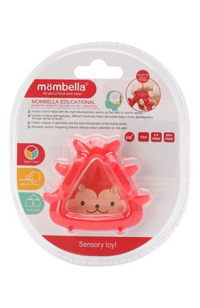 Детского прорезыватель MOMBELLA красного цвета по цене 500 руб., арт. P8072-2 | Фото 1 Детского прорезыватель MOMBELLA красного цвета, арт. P8072-2 | Фото 1
