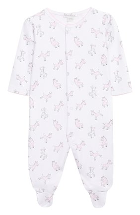 Детский хлопковый комбинезон KISSY KISSY розового цвета по цене 3245 руб., арт. KGQ04312N | Фото 1 Детский хлопковый комбинезон KISSY KISSY розового цвета, арт. KGQ04312N | Фото 1