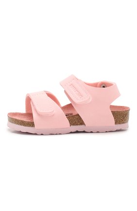 Детские босоножки BIRKENSTOCK розового цвета по цене 4495 руб., арт. 1015408/24-35 | Фото 2 Детские босоножки BIRKENSTOCK розового цвета, арт. 1015408/24-35 | Фото 2
