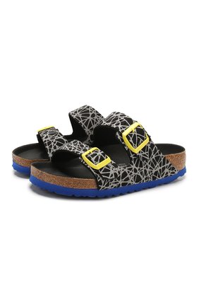 Детские шлепанцы BIRKENSTOCK разноцветного цвета по цене 3995 руб., арт. 1015455/24-35 | Фото 1 Детские шлепанцы BIRKENSTOCK разноцветного цвета, арт. 1015455/24-35 | Фото 1