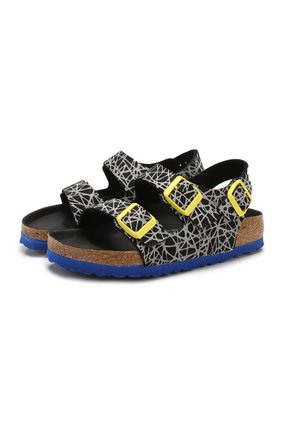 Детские сандалии BIRKENSTOCK разноцветного цвета по цене 4495 руб., арт. 1015459/24-35 | Фото 1 Детские сандалии BIRKENSTOCK разноцветного цвета, арт. 1015459/24-35 | Фото 1