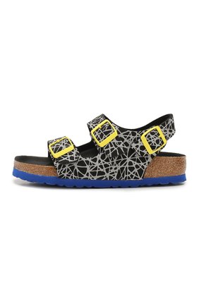 Детские сандалии BIRKENSTOCK разноцветного цвета по цене 4495 руб., арт. 1015459/24-35 | Фото 2 Детские сандалии BIRKENSTOCK разноцветного цвета, арт. 1015459/24-35 | Фото 2
