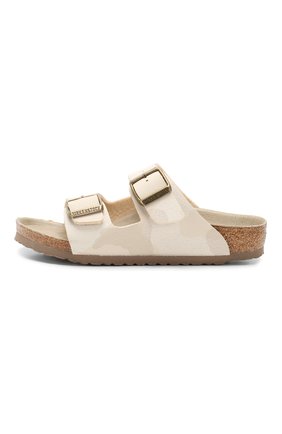 Детские шлепанцы BIRKENSTOCK бежевого цвета по цене 3995 руб., арт. 1015610/24-35 | Фото 2 Детские шлепанцы BIRKENSTOCK бежевого цвета, арт. 1015610/24-35 | Фото 2