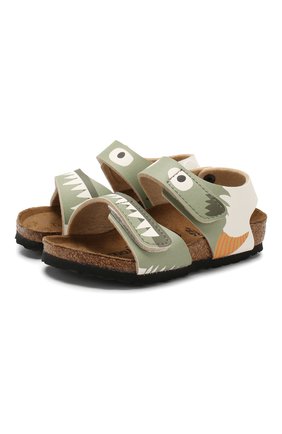 Детские сандалии BIRKENSTOCK разноцветного цвета по цене 4495 руб., арт. 1015634/24-35 | Фото 1 Детские сандалии BIRKENSTOCK разноцветного цвета, арт. 1015634/24-35 | Фото 1