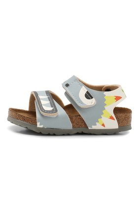 Детские сандалии BIRKENSTOCK разноцветного цвета по цене 4495 руб., арт. 1015636/24-35 | Фото 2 Детские сандалии BIRKENSTOCK разноцветного цвета, арт. 1015636/24-35 | Фото 2