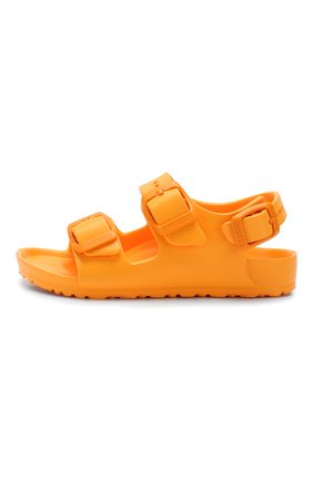 Детские сандалии BIRKENSTOCK желтого цвета по цене 2250 руб., арт. 1015701/24-35 | Фото 2 Детские сандалии BIRKENSTOCK желтого цвета, арт. 1015701/24-35 | Фото 2