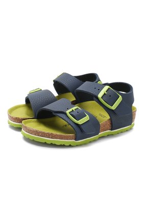 Детские сандалии BIRKENSTOCK синего цвета по цене 4495 руб., арт. 1015755/24-35 | Фото 1 Детские сандалии BIRKENSTOCK синего цвета, арт. 1015755/24-35 | Фото 1
