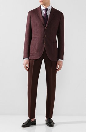 Мужская хлопковая сорочка CORNELIANI фиолетового цвета по цене 22950 руб., арт. 85P002-0111509/00 | Фото 2 Мужская хлопковая сорочка CORNELIANI фиолетового цвета, арт. 85P002-0111509/00 | Фото 2