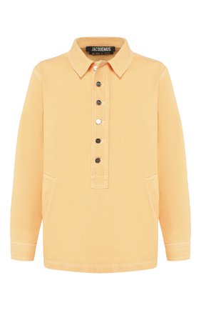 Мужская джинсовая рубашка JACQUEMUS оранжевого цвета по цене 42500 руб., арт. 205DE05/41270 | Фото 1 Мужская джинсовая рубашка JACQUEMUS оранжевого цвета, арт. 205DE05/41270 | Фото 1